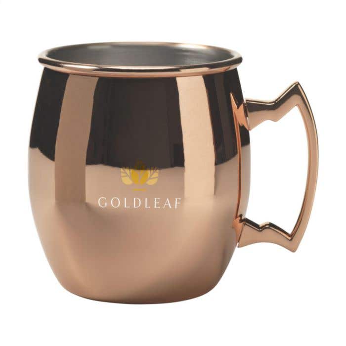 Cocktailbeker | Gerecycled RVS | 400 ml | Koperkleurig