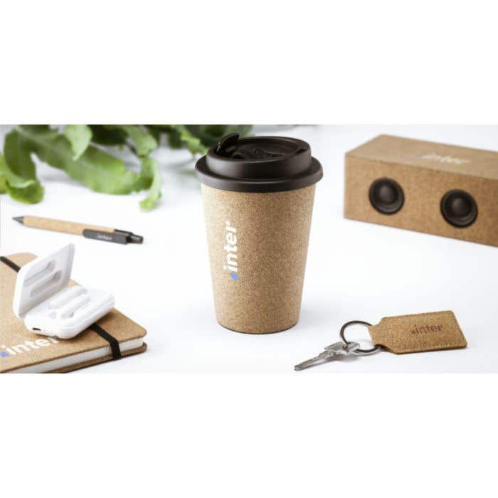 Koffiebeker | Kurk | 350 ml | Dubbelwandig