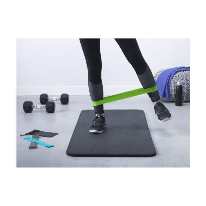 Weerstandsbanden set | Rubber | 3 stuks | Met opbergtas