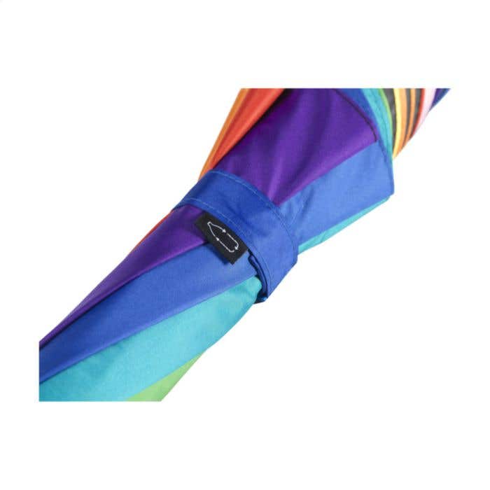 Parapluie | Recyclé | 23 pouces | Couleurs arc-en-ciel