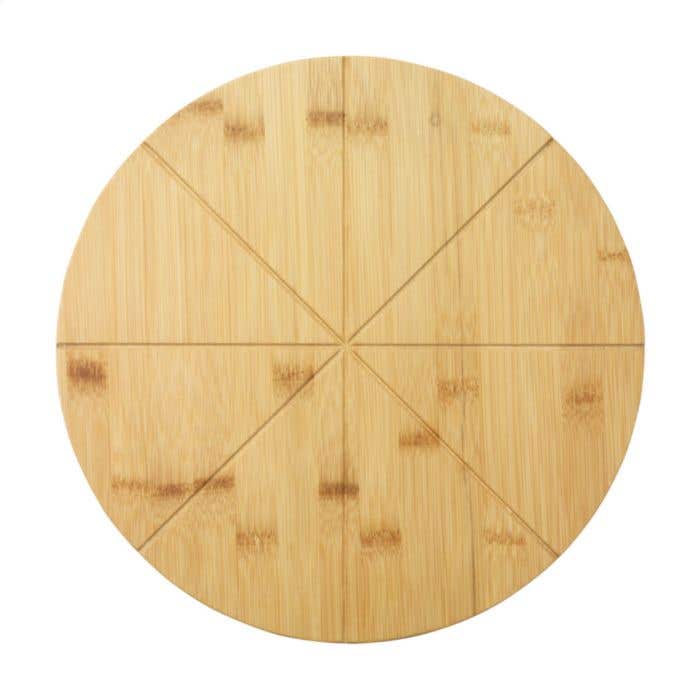 Snijplank | FSC® bamboe | Pizza-inkepingen