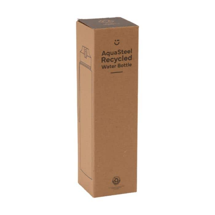 Drinkfles AquaSteel | Gerecycled RVS | 750 ml | Drinktuit met rietje