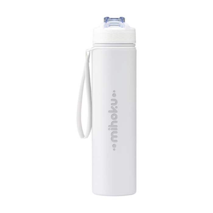 Drinkfles AquaSteel | Gerecycled RVS | 750 ml | Drinktuit met rietje