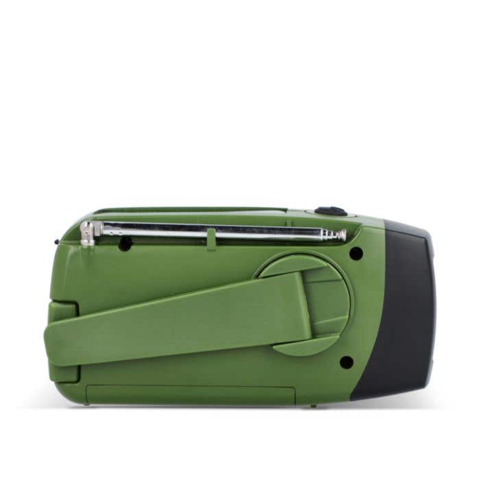 SafeSound Radio d'urgence solaire avec manivelle