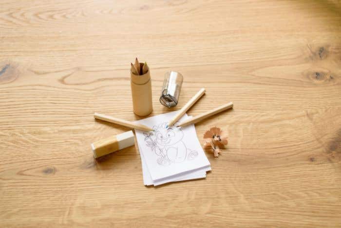 Potlodenset Libbie [6 kleuren] | FSC® hout