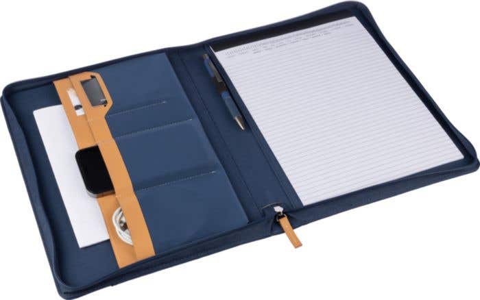 Conférencier A4 zippé en rPET Jasmin