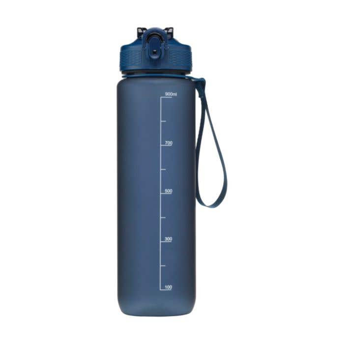 Drinkfles | Gerecycled | 1 l | Met rietje
