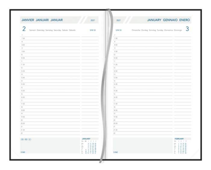 Agenda journalier University