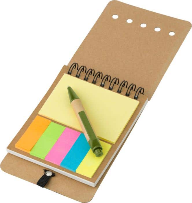 Pochette de notes adhésives Rodrigo | Carton