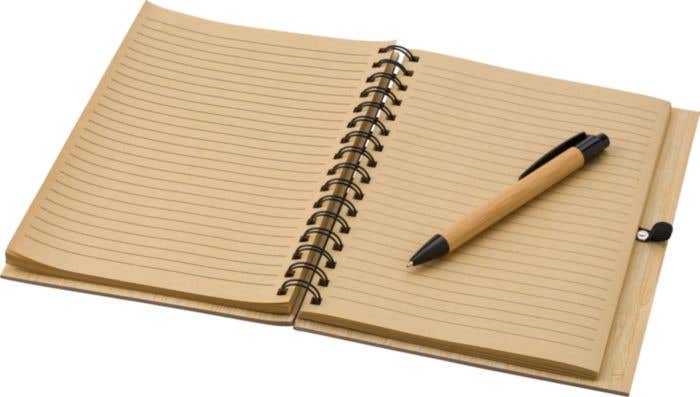 Bamboo Cover Notebook A5 Carmen | FSC® papier