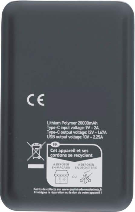 Batterie externe Rayen | 20&nbsp;000 mAh