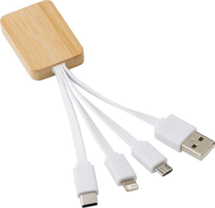 Câble de charge en Bambou