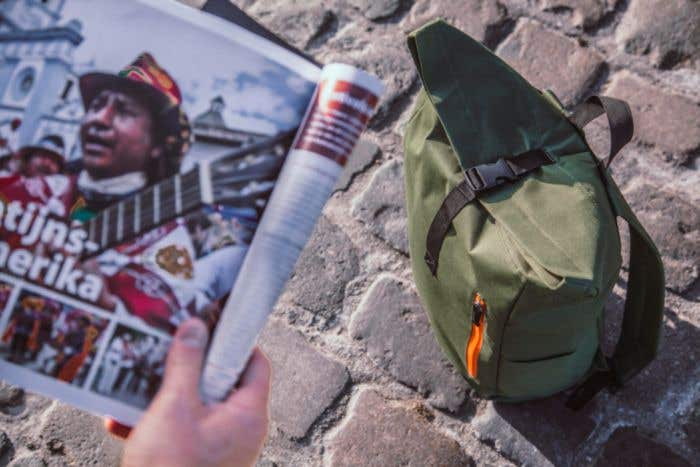 Sac à dos | 18 l | Roll-top | Résistant à l'eau