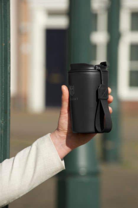 Wooosh | Reisbeker | Gerecycled RVS | 400 ml