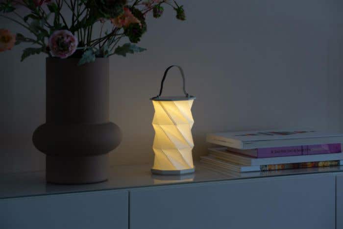Wooosh lantaarn Rising Lantern | FSC® papier | LED-lamp | Oplaadbaar