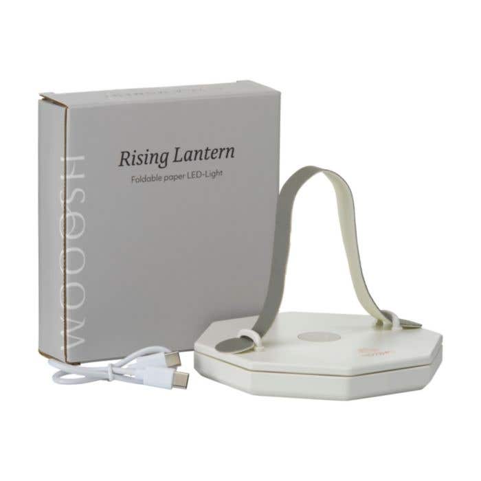 Wooosh lantaarn Rising Lantern | FSC® papier | LED-lamp | Oplaadbaar