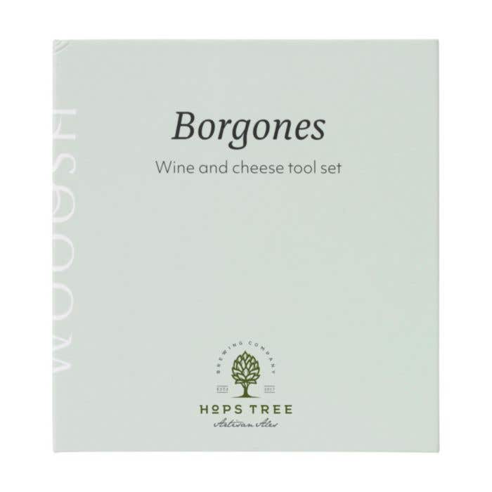Wooosh kaas- en wijnset Borgones | FSC® hout | 3-delig