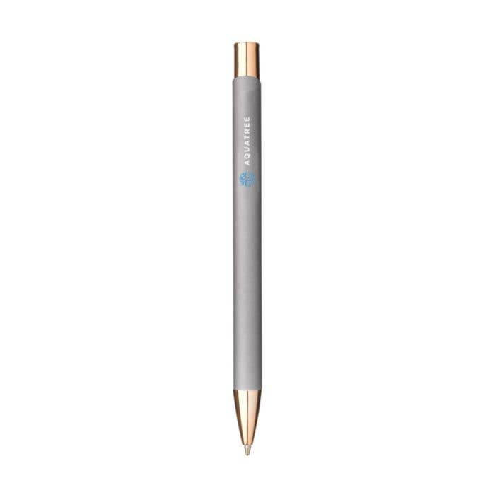 Balpen Ebony | Gerecycleerd Aluminium | Soft touch