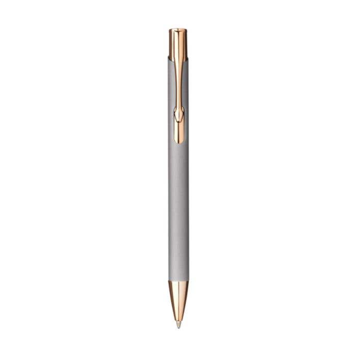 Balpen Ebony | Gerecycleerd Aluminium | Soft touch