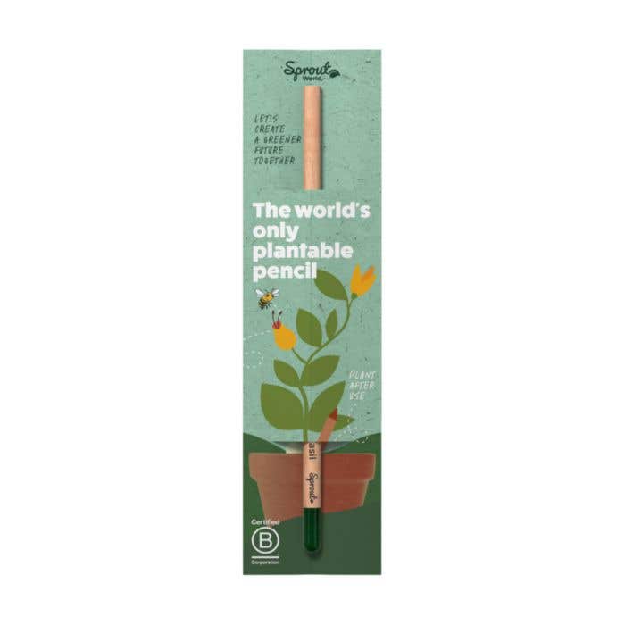 Sproutworld Set Unsharpened Pencil and Header Card