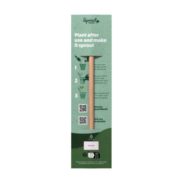 Sproutworld Set Unsharpened Pencil and Header Card