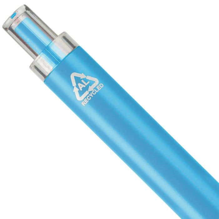 Balpen Corvin | Gerecycleerd aluminium | Transparante details