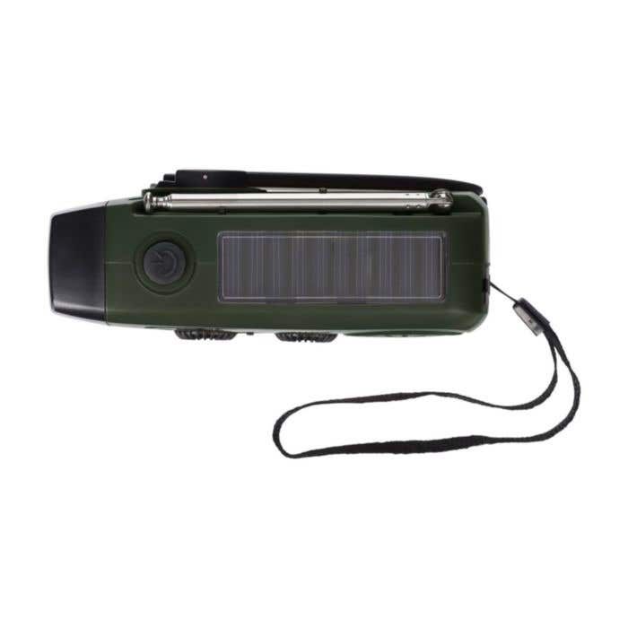 Noodradio Solan | Gerecycleerd | Solar | Powerbank | Zaklamp