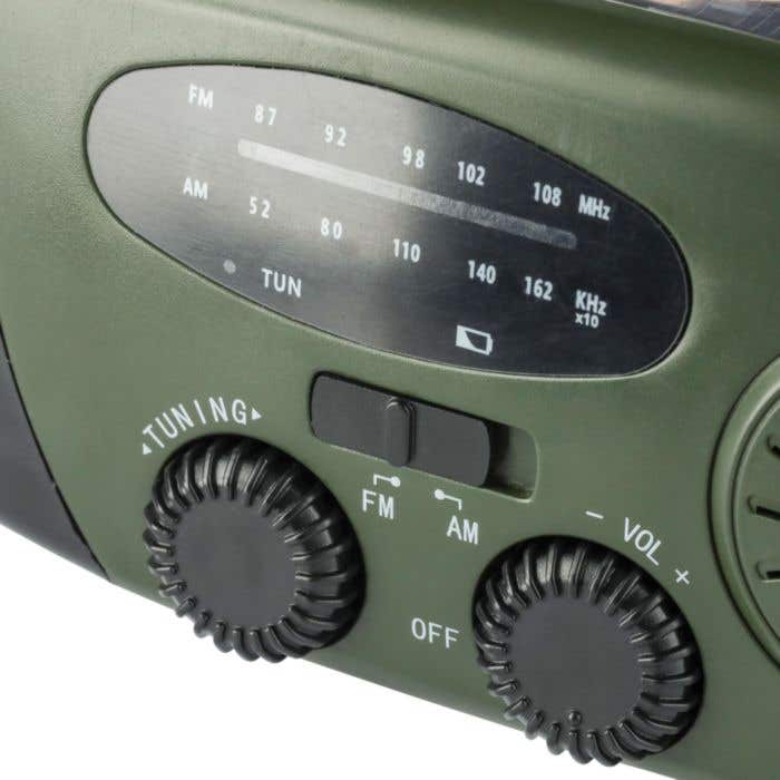 Noodradio Solan | Gerecycleerd | Solar | Powerbank | Zaklamp