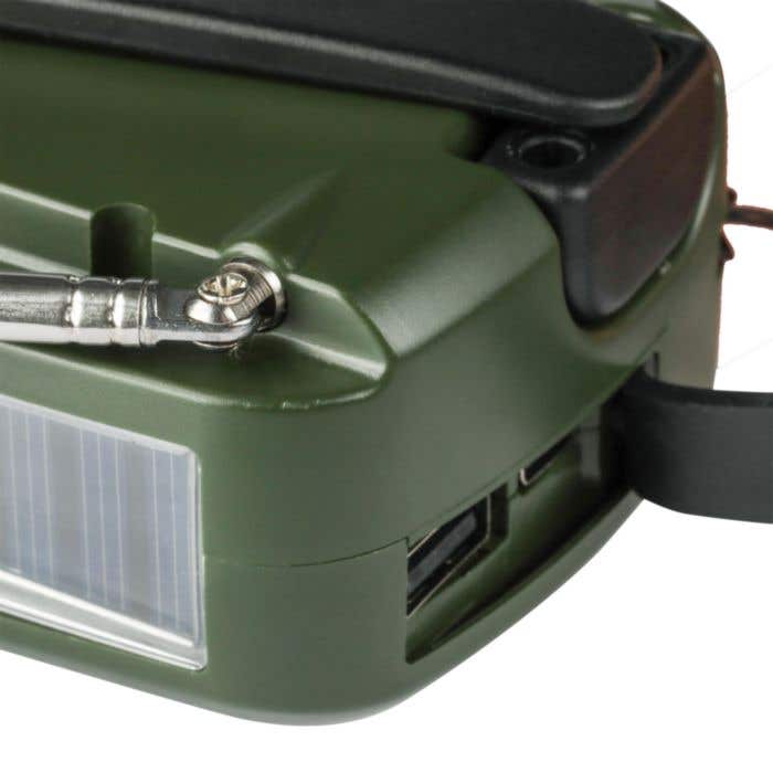 Noodradio Solan | Gerecycleerd | Solar | Powerbank | Zaklamp
