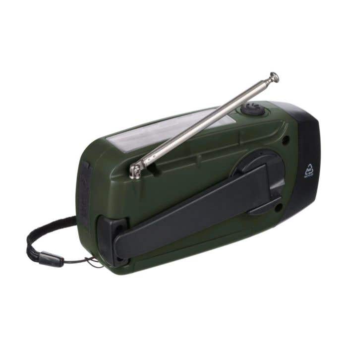 Noodradio Solan | Gerecycleerd | Solar | Powerbank | Zaklamp