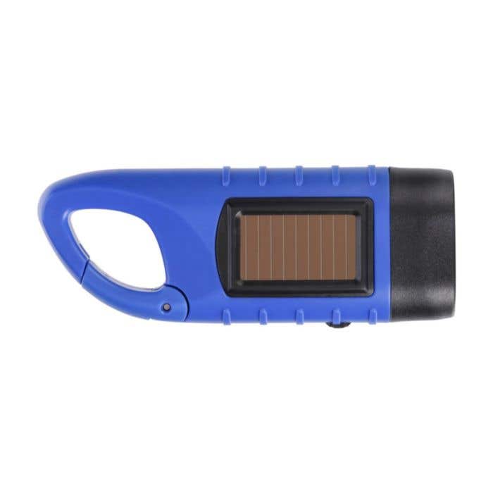 Zaklamp Kano | Gerecycleerd | Solar | Karabijnhaak