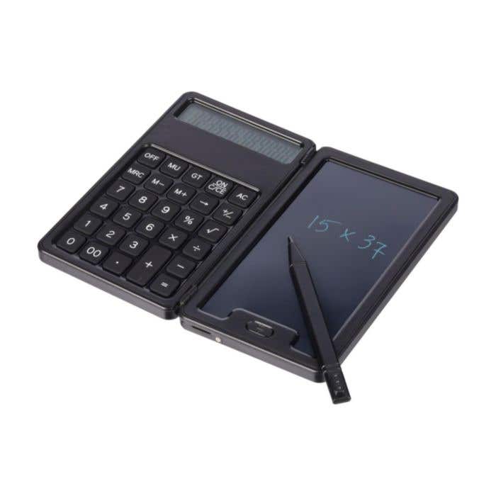Rekenmachine Notex | Gerecycleerd | Met LCD-schrijftablet en styluspen