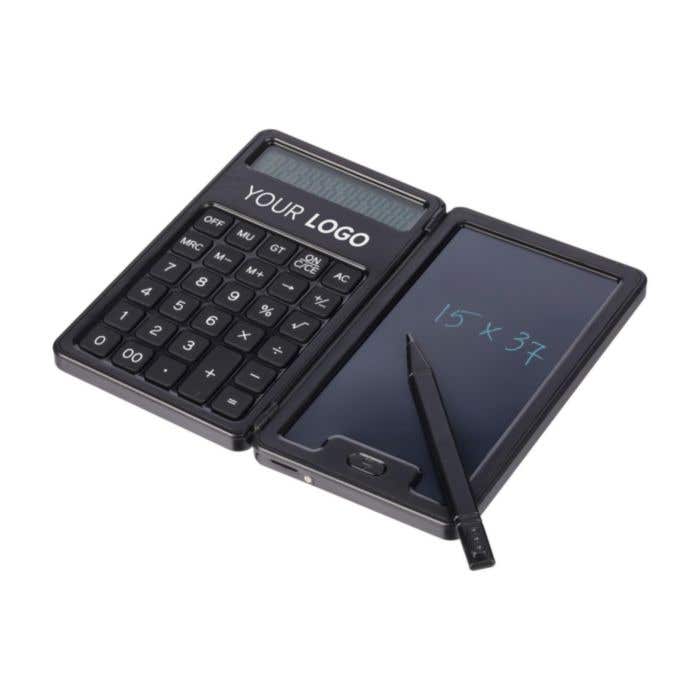 Rekenmachine Notex | Gerecycleerd | Met LCD-schrijftablet en styluspen