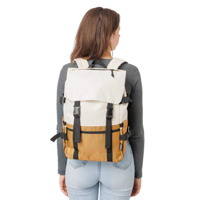 Sac à dos Vayo 2-tons | Recyclé | Ordinateur portable 15" | 11 l