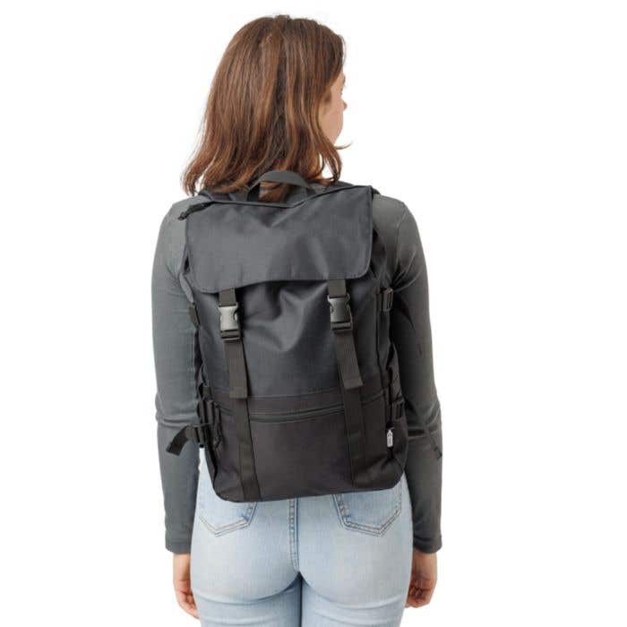 Rugzak Vayo | 11 L | Gerecycleerd | Laptopvak 15" | Gespsluiting