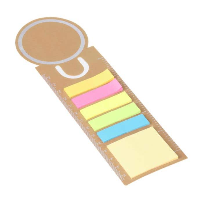 Boekenlegger Clay | Gerecycleerd | FSC® papier | Sticky notes