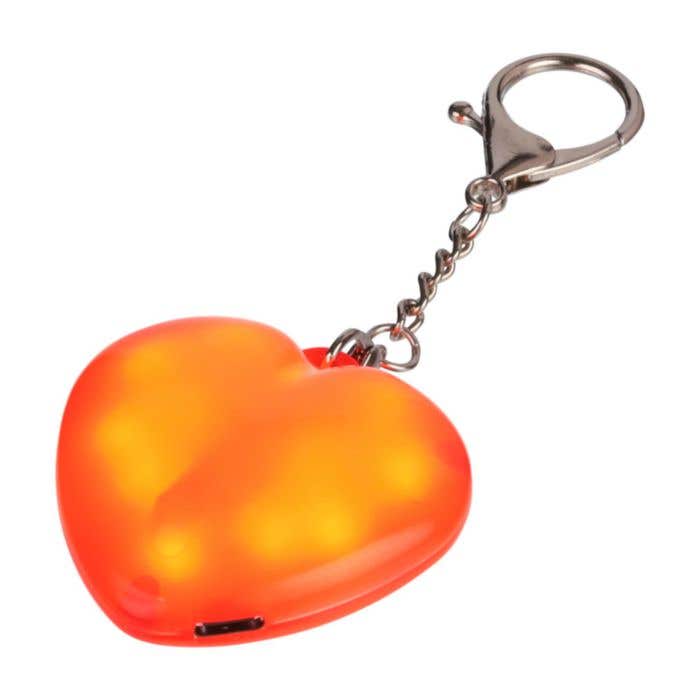 Porte-clés lumineux Gleamo | Forme cœur
