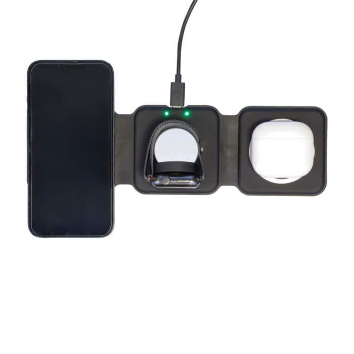 Chargeur sans fil Trigo | Recyclé | 3-en-1