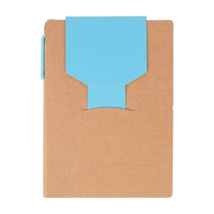 Notitieboek Quillo | A6 | Gerecycleerd | 70 pagina’s | Blanco | Sticky notes