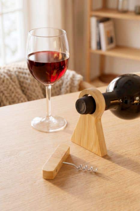 Porte-bouteille Vincio | Bambou recyclé