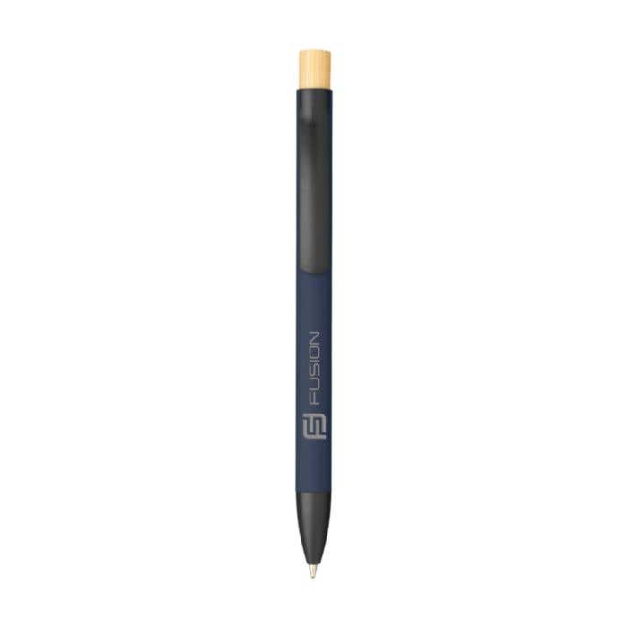 RCS Recycled Aluminium rubber push action ballpen