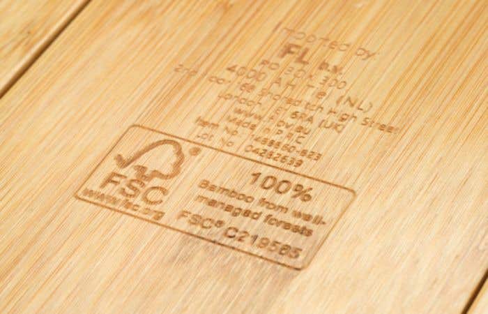 Bamboo home laptop stand