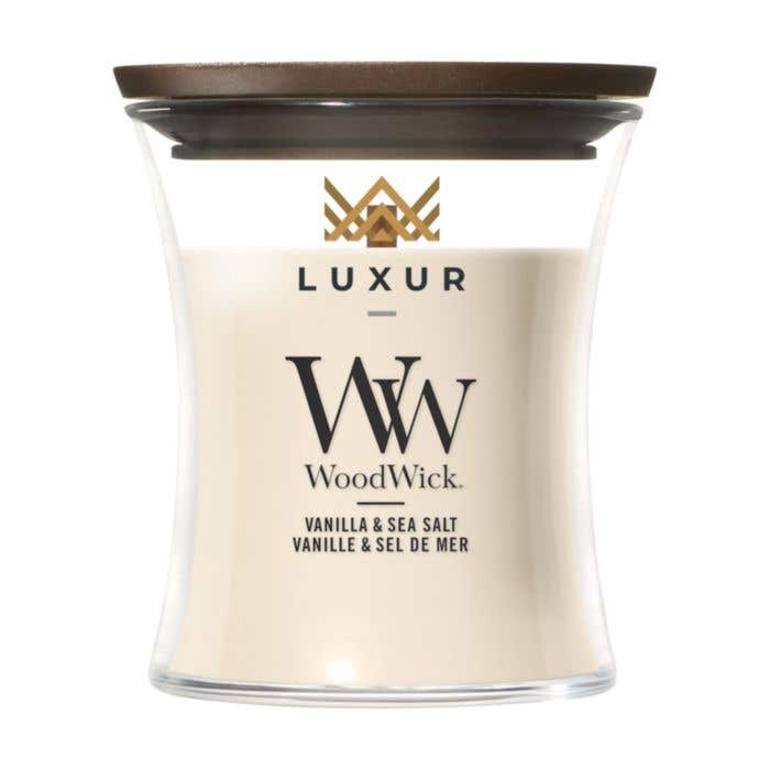WoodWick Vanilla & Sea Salt Mini Candle