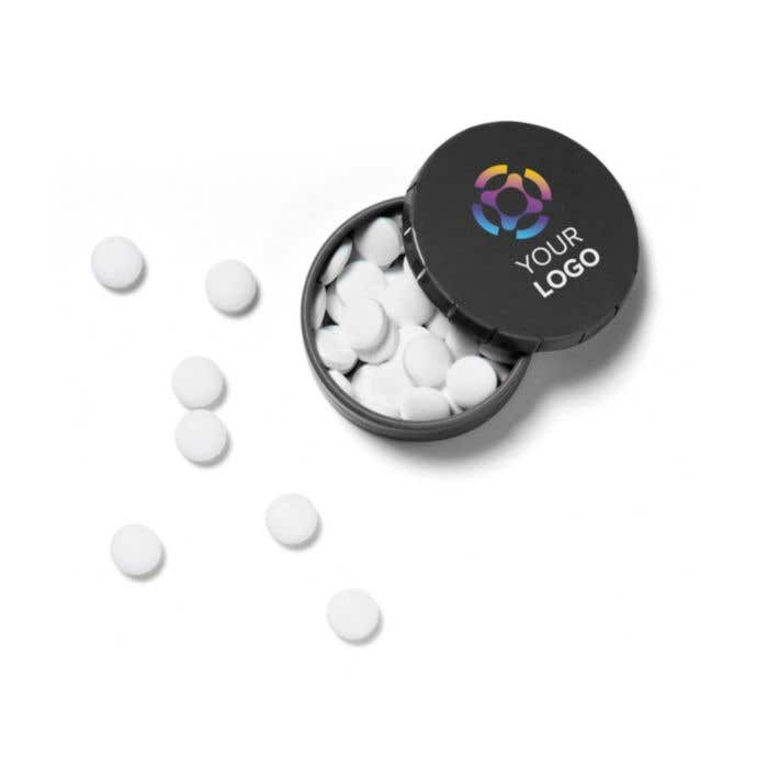 Boîte de pastilles de menthe à cliquer