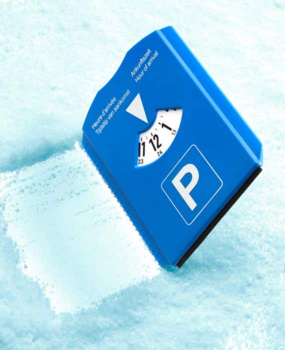 Disque de stationnement/Grattoir