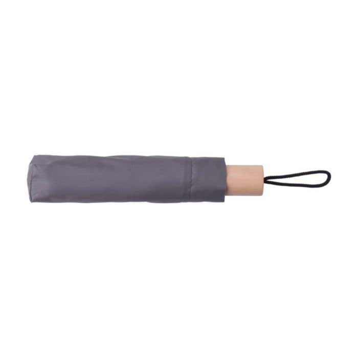 Paraplu Brooklyn | Ø 97 cm | Gerecycleerd | Opvouwbaar | Houten handvat