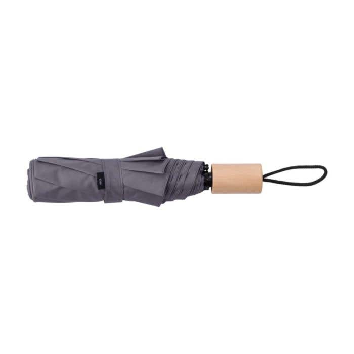 Paraplu Brooklyn | Ø 97 cm | Gerecycleerd | Opvouwbaar | Houten handvat