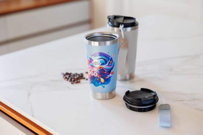 Gobelet en inox recyclé Kayla [500 ml]