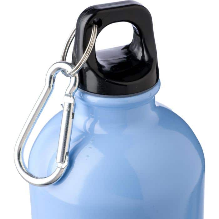 Drinkfles Emeric | 750 ml | Gerecycleerd RVS | Enkelwandig | Karabijnhaak