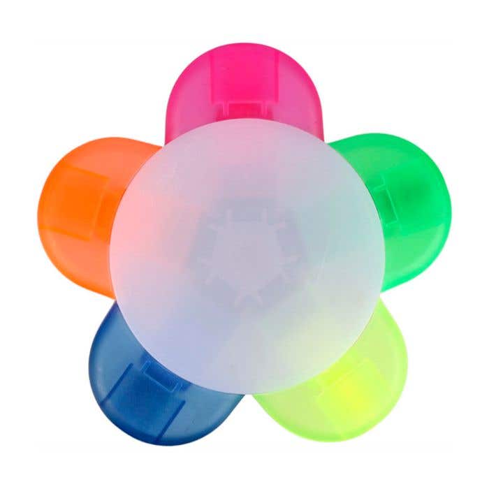 Markeerstift Brodie | Bloemvorm | 5 kleuren
